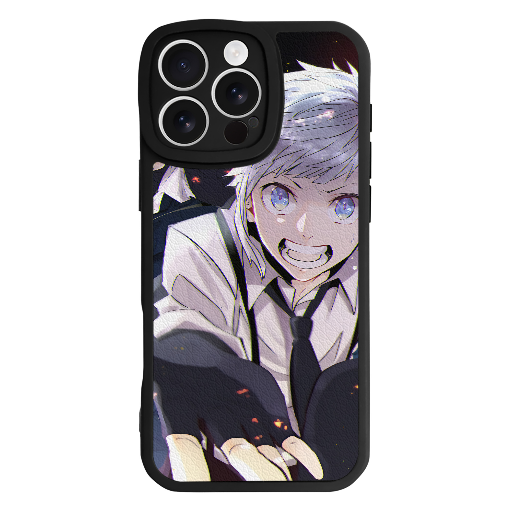 （画像用） 文豪ストレイドッグス Bungo Stray Dogs 【iPhone 16シリーズ対応】シリコンスマホケース（レザー調） 材質：シリコン